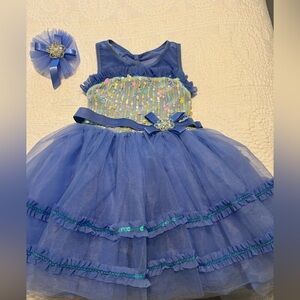 Weissman Toddler Dance Costume in beautiful periwinkle 😍